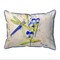 Betsy Drake Blue Dragonfly Extra Large 20 X 24 Indoor / Outdoor Pillow